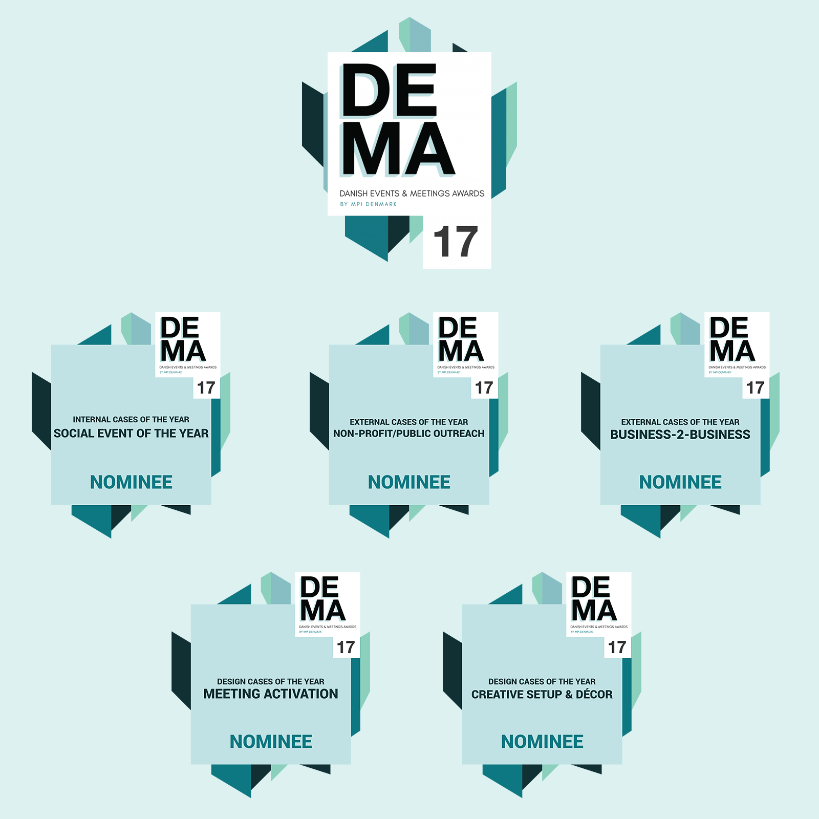 5 Nomineringer til DEMA17! 5 Nomineringer til DEMA17!